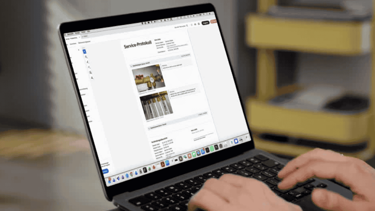 Digitales und beweissicheres Service-Protokoll mit Kundenunterschrift als Rechnungsgrundlage